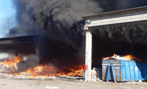 VOGHERA 01/12/2023: Dissequestrato il Centro multi raccolta Asm andato a fuoco. Mercuri. “Evento inevitabile, abbiamo lavorato sempre bene”