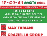 RIVANAZZANO TERME 18/08/2022: Da venerdì a domenica la Festa dell’Unità al parco Brugnatelli