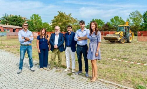 VOGHERA 15/09/2022: Scuola. Partiti i lavori per la nuova palestra del Maserati