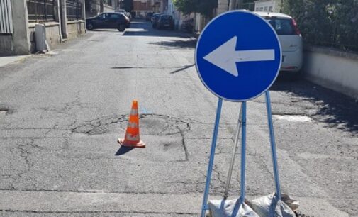 VOGHERA 17/09/2022: La strada cede ma nessuno da 5 mesi la sistema