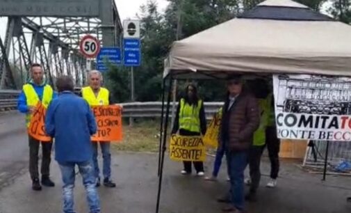 MEZZANINO 24/09/2022: Strade. Oggi manifestazione al Ponte della Becca per garantire più sicurezza