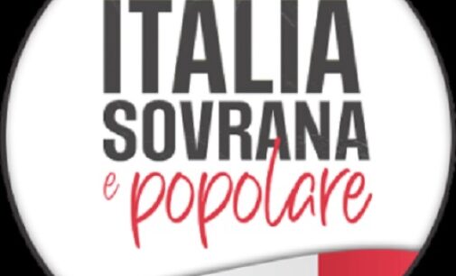 VOGHERA 16/09/2022: Elezioni. Domenica  Italia Sovrana e Popolare presenta in città i suoi candidati