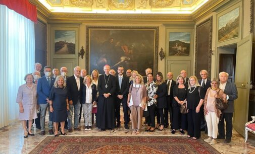 VOGHERA 12/09/2022: I Rotary Club in visita al vescovo di Tortona Mons. Guido Marini