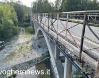 GODIASCO 25/10/2022: Partiti i lavori di consolidamento del ponte sul torrente Staffora per Pozzol Groppo