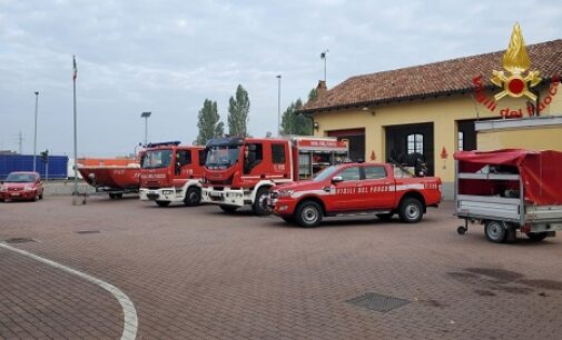 BRONI 24/10/2022: Alessandro Brunelli a capo del distaccamento dei Vigili del fuoco