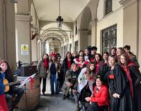 VOGHERA 30/11/2022: Scuola. Violenza sulle donne. In Piazza Duomo la manifestazione dell’IC Dante