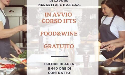 LAVORO 09/11/2022: FOOD AND WINE. Parte il nuovo Corso IFTS dell’Istituto Santachiara in apprendistato