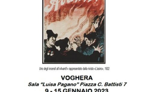 VOGHERA 12/01/2023: Alla Pagano continua la mostra sullo squadrismo fascista in provincia di Pavia