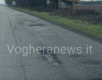 PAVIA PROVINCIA 04/01/2023: Strade disseminate di buche come campi minati. Segnalati danni ad alcune auto