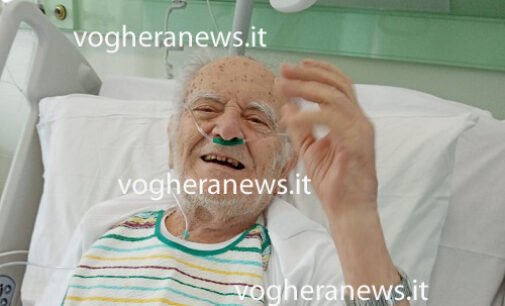 VOGHERA 24/02/2023: Il “Nonno giardiniere” Guido Schiavo in ripersa dopo il ricovero. E ringrazia i sanitari di Voghera di Mede e del Don Gnocchi di Salice