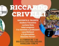 RIVANAZZANO 02/02/2023: Domenica alla Biblioteca per Oltrebook l’incontro con Riccardo Crivelli