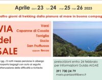 VARZI 07/03/2023: La Via del Sale. Ad aprile da Varzi al Mare con un trekking di 4 giorni