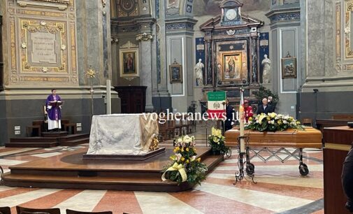 VOGHERA 01/03/2023: Guido Schiavo. Celebrati oggi i funerali del 95enne ex carabiniere amante dei fiori