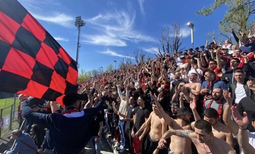 VOGHERA 07/05/2023: Calcio. Oggi la grande festa in tutta la città per la Vogherese promossa in Serie D