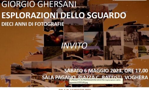 VOGHERA 26/04/2023: Fotografia. A Maggio alla Sala Pagano la mostra “Esplorazioni dello sguardo” di Giorgio Ghersani