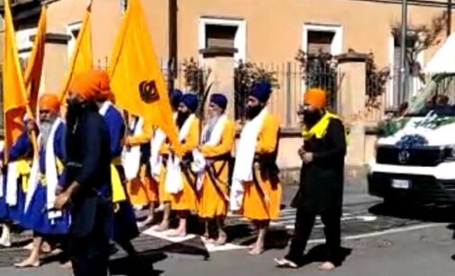 VOGHERA 18/04/2023: Domenica per il secondo anno consecutivo si è svolta la festa della comunità Sikh
