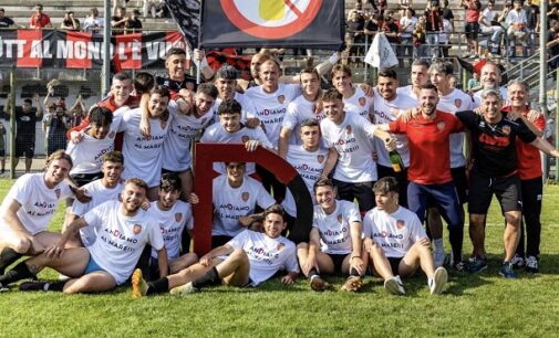 VOGHERA 10/05/2023: Calcio. La squadra della Vogherese neo promossa in “D” sarà omaggiata in Comune