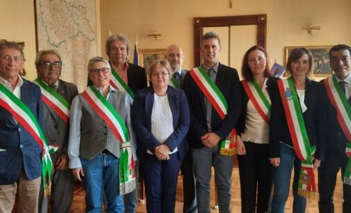 PAVIA & PROVINCIA 24/05/2023: Il Prefetto De Carlini ha incontrato i 9 sindaci neo eletti