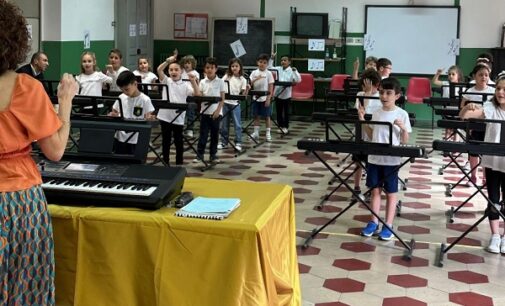 VOGHERA 01/06/2023: Alla primaria De Amicis il saggio musicale di fine anno alle tastiere