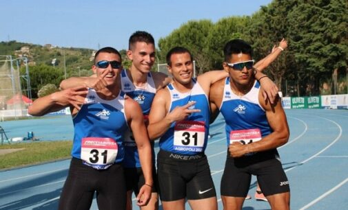 VOGHERA 20/06/2023:Grande staffetta 4×400 dell’Iriense ai Campionati Italiani Promesse di Agropoli