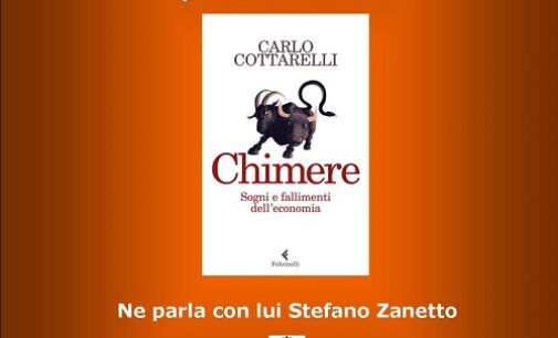 VOGHERA 03/07/2023: Carlo Cottarelli presenta il suo libro “Chimere”. Lunedì sera al Ritrovo
