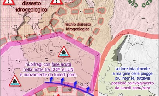 METEO 27/08/2023: AGGORNAMENTO del CML. Siamo in fase Monsonica. Previsto l’arrivo di enorme quantità d’acqua. Rischio idro-geologico massimo sull’appennino dell’Oltrepò Pavese. In pianura rischio allagamenti