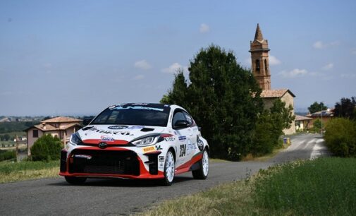 SALSOMAGGIORE 02/08/2023: Debutto positivo del pilota stradellino Nicelli a Salso con la Toyota Yaris GR