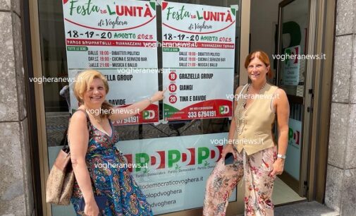 RIVANAZZANO 02/08/2023: Da 18 al 20 agosto al Parco Brugnatelli la festa de L’Unità del Pd di Voghera