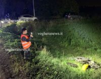 VOGHERA 27/10/2023: Scontro auto moto sulla Sp51. Ferito un uomo