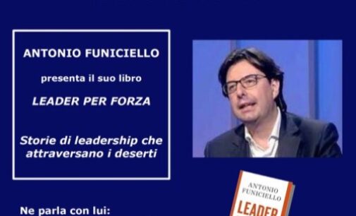 VOGHERA 11/10/2023: Antonio Funiciello presenta il suo libro “Leader per forza”. Sabato al Ritrovo