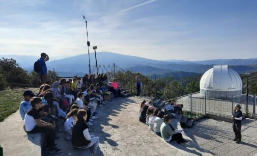 VOGHERA 10/10/2023: Le Secondarie dell’Istituto Pertini in visita all’Osservatorio