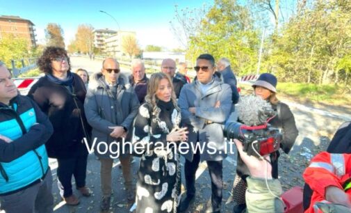 VOGHERA 17/11/2023: Ponte di via Piacenza. Il Comune lavora per la riapertura entro Natale. L’annuncio durante la protesta dei commercianti della zona