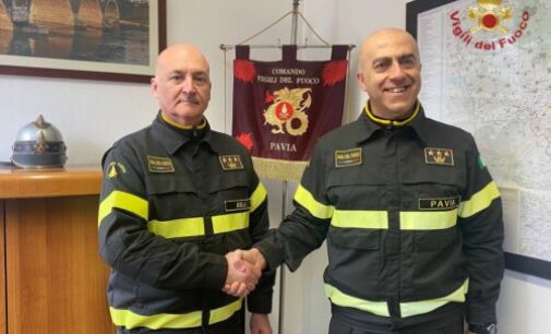 PAVIA 20/12/2023: Segatori è il nuovo comandante provinciale dei vigili del fuoco