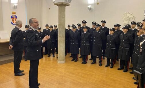 PAVIA & PROVINCIA 06/12/2023: Sicurezza. 60 i nuovi Carabinieri in arrivo a Pavia