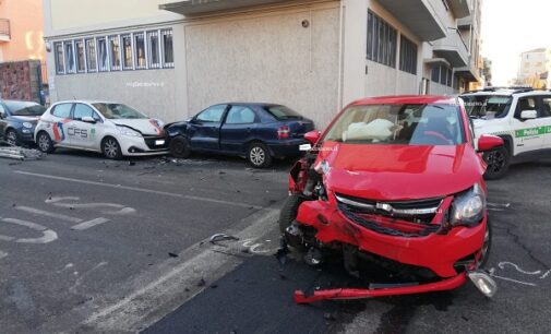 VOGHERA 07/12/2023: Scontro fra auto. Tre persone coinvolte