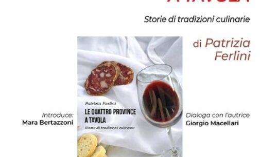 VOGHERA 12/12/2023: “Le Quattro Province a tavola – Storie di tradizioni culinarie”. Vogheraè presenta il libro di Patrizia Ferlini