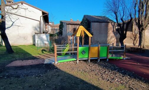 RIVANAZZANO TERME 15/02/2024: All’Asilo infantile nuovo parco giochi inclusivo