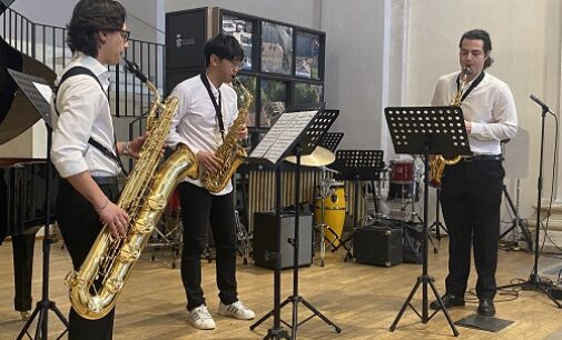 VOGHERA 19/04/2024: Lezione-concerto al Conservatorio Vittadini di Pavia. Musica classica e jazz per gli alunni del Pertini