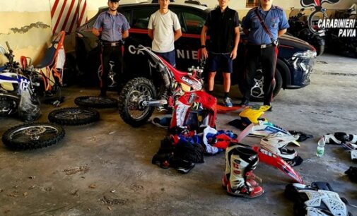 VOGHERA 25/09/2026: Moto da enduro rubate a Ottobiano. I carabinieri le trovano nell’intercapedine di un furgone