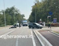 PAVIA 02/10/2026: Scontro auto-moto nei pressi dell’Università