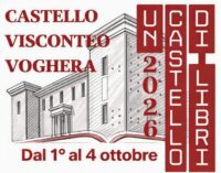 VOGHERA 01/10/2026: Da oggi fino a domenica “Un castello di libri”. Il programma delle presentazioni