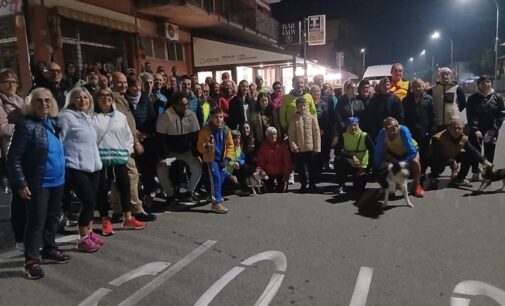 ATLETICA 29/10/2026: Moon Light Run ‘affollata’ quella di Cura Carpignano